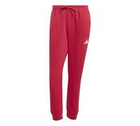 adidas Hombre Essentials FEELCOZY Fleece Pant, Active Maroon/White, XL