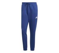 adidas Hombre Essentials FEELCOZY Fleece Pant, Dark Blue/White, XXL
