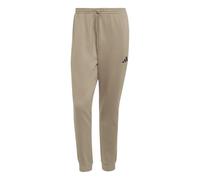 adidas Hombre Essentials Feelcozy Fleece Pants, Khaki Six/Black, L