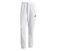 adidas Hombre Essentials Feelcozy Fleece Pants, Light Grey Heather/Black, XXL
