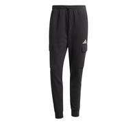 adidas Hombre Essentials FEELCOZY French Terry Pant Cuffed, Black/White, M