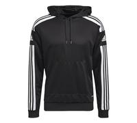 adidas Hombre Essentials Fleece 3-Stripes Hoodie, Black / White, M