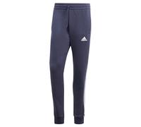 adidas Hombre Essentials Fleece 3-Stripes Tapered Cuff Pants, Legend Ink, S