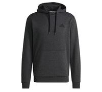 adidas Hombre Essentials Fleece Hoodie, dark grey heather/black, S