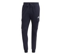 adidas Hombre Essentials Fleece Regular Tapered Cargo Pants, Grey / White, XXL