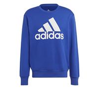 adidas Hombre Essentials French Terry Big Logo Sweatshirt, Semi Lucid Blue, XL
