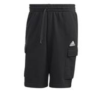 adidas Hombre Essentials French Terry Cargo Shorts, Black, XS