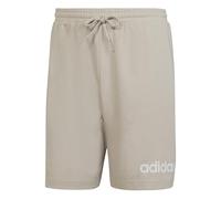 adidas Hombre Essentials Linear Single Jersey Short, Wonder Alumina/White, S