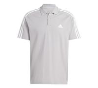 adidas Hombre Essentials Piqué Embroidered Small Logo 3-Stripes Polo Shirt (Plus Size), MGH Solid Grey, L Extra Tall