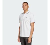 Polo adidas Essentials Piqué Small Logo manga corta blanco puro negro - L