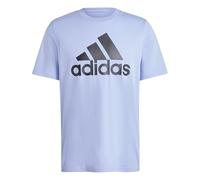 adidas Hombre Essentials Single Jersey Big Logo tee, Blue Spark/Black, XL