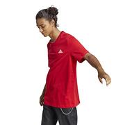 adidas Hombre Essentials Single Jersey Embroidered Small Logo Tee, Better Scarlet, S