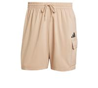 adidas Hombre Essentials Small Logo Cargo Chelsea Short, Warm Sandstone/Black, XL