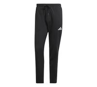 adidas Hombre Essentials Small Logo Single Jersey Pants, Black/White, M