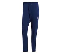 adidas Hombre Essentials Small Logo Single Jersey Pants, Dark Blue/White, S