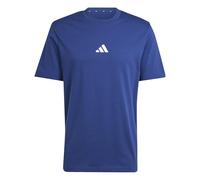 adidas Hombre Essentials Small Logo Single Jersey Shirt, Dark Blue/White, XL