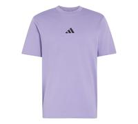 adidas Hombre Essentials Small Logo Single Jersey Shirt, Magic Lilac/Black, XXL