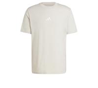 adidas Hombre Essentials Small Logo Single Jersey Shirt, Wonder Alumina/White, M