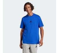 adidas Hombre Essentials Small Logo Single Jersey Shirt, Team Royal Blue/Black, M
