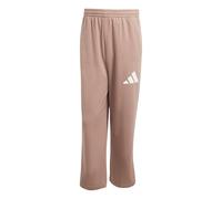 adidas Hombre Essentials Wide Leg Three Bar Pant, Warm Clay/White, S