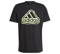 adidas Hombre Folded Badge Graphic tee, Black, S