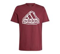 adidas Hombre Folded Badge Graphic tee, Shadow Red, S