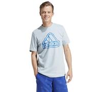 adidas Hombre Folded Badge Graphic tee, Wonder Blue, S