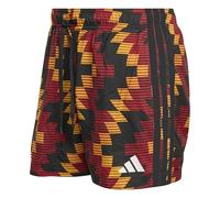 adidas Hombre Football-Inspired Graphic Swim 5 Inch Swimwear, Collegiate Gold/White, M