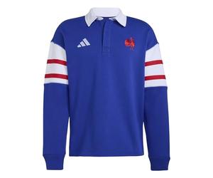 adidas Hombre France Rugby Heritage Polo Shirt, Semi Lucid Blue, S