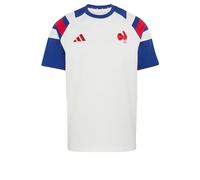 adidas Hombre France Rugby Travel Men Shirt, White, XS