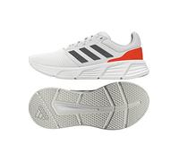 adidas Hombre Galaxy 6 Shoes, Cloud White / Grey Five / Solar Red, 40 2/3 EU