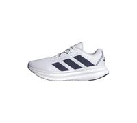 adidas Hombre Galaxy 7 Running Shoes, Cloud White/Dark Blue/Core Black, 44 EU