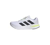 adidas Hombre Galaxy 7 Running Shoes, FTWR White/Core Black/Solar Slime, 44 EU