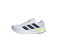 adidas Hombre Galaxy 7 Running Shoes, FTWR White/Core Black/Solar Slime, 45 1/3 EU