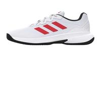 Adidas Hombre Gamecourt 2.0 Tennis Shoes, FTWR White/Lucid Red/Core Black, 45 1/3 EU