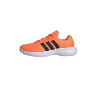 adidas Hombre GAMECOURT 2 Tennis Shoes, Lucid Orange/Core Black/Silver Met., 44 EU
