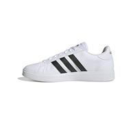 adidas Grand Court Base 2.0 Shoes, Zapatos Hombre, Cloud White/Core Black/Cloud White, 36 2/3 EU