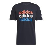 Adidas Hombre Graphic tee (Short Sleeve) M Mult G T, Legend Ink, HS2524, M