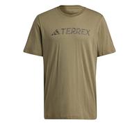 Adidas Hombre Graphic tee (Short Sleeve) TX Logo tee, Focus Olive, HZ1397, XS