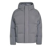 adidas Hombre Helionic Down Puffer Hooded Coat, grey five, M