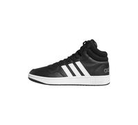 adidas Hombre Hoops 3.0 Mid Lifestyle Basketball Classic Vintage Shoes, Core Black / Cloud White / Grey Six, 46 EU