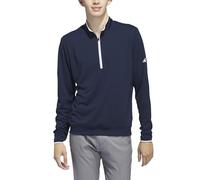adidas Hombre Lightweight Half-Zip Top Sweatshirt, Collegiate Navy, XL