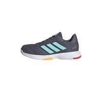 adidas Hombre Ligra 8 Mens Indoor Shoes, Aurora Onix/Flash Aqua/Semi Lucid Red, 44 EU