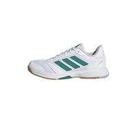 adidas Hombre Ligra 8 Mens Indoor Shoes, FTWR White/Equipment Green/Grey One, 48 2/3 EU
