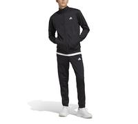Adidas Hombre Linear Logo Tricot Track Suit, Black/White/Black/White, M