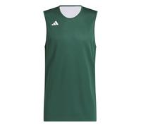 adidas Hombre M Everyday Pro Bball Jersey Shirt, Team Dark Green/White, M