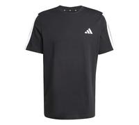 adidas Hombre Men 3-Stripes T-Shirt, Black, XS