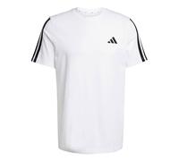 adidas Hombre Men 3-Stripes T-Shirt, White, XL