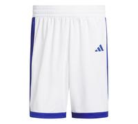 adidas Hombre Mens Pulse Speed Bball Short Shorts, White/Team Royal Blue, L