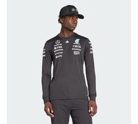Adidas Hombre Mercedes - AMG Petronas Formula One Team Driver Jersey Long Sleeve Black Men, Black/White, XXL